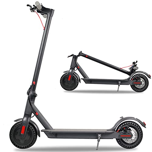 Electric Scooter for Adults, 8.5 Air Tires 350W Motor Speed 15.8 MPH, Up to 16 Miles, Long Range Battery, Portable Folding Electric Scooters for Adults(Black)