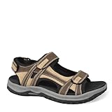 Drew Shoe Men's Warren Sandals,Brown,11 W