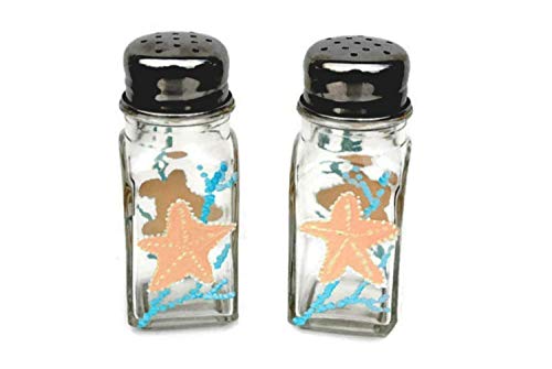 Starfish Blue Coral Salt and Pepper Shaker Set