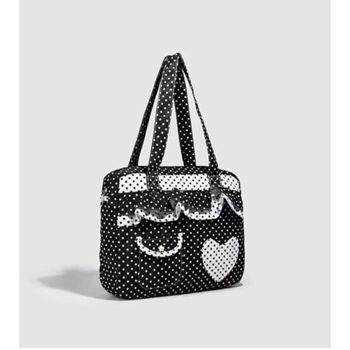Bolso Tote con Estampado de Lunares VCM miniatura 4