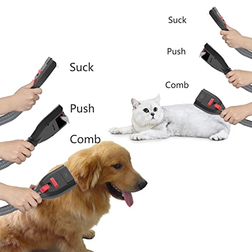 Defurry Pet Grooming Brush Hair Deshedding Tool For Dogs&Cats Professional Shedding Fur Remover Comb As Vacuum Cleaner Attachment Kit For Dyson V15 V12 V11 V10 V8 V7 V6 #TOP6