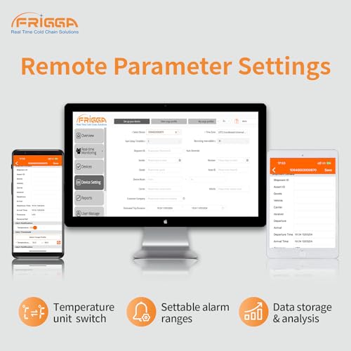 Image of Frigga Smart Tag Near-Real-Time Temperature Logger Single Use Smart App Control for Pharmacy Cold Chain Logistics High Accuracy with PDF Report