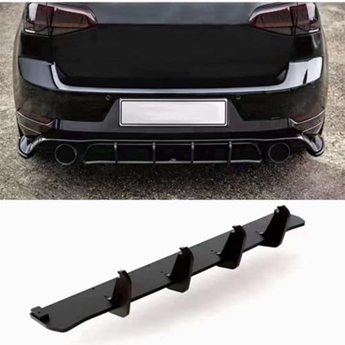 Diffuseur arrière de course noir pour VW Golf 7.5 GTI TCR - 2
