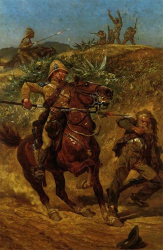 Tableau la Guerre des Boers Impression d'Art Grand Format pour Décoration Salon Chic