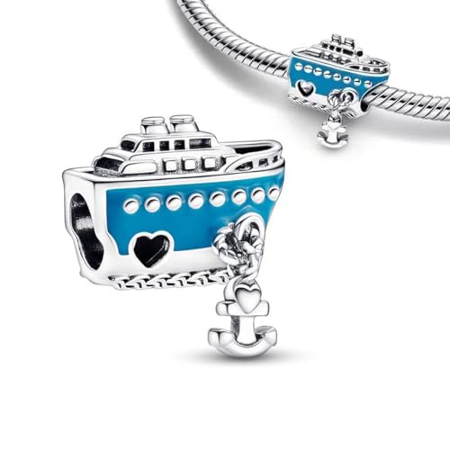 Mom Love Heart Charms 925 Sterling Silver with Cubic Zirconia for Women Bracelets and Necklaces,Mother's Day Birthday Christmas