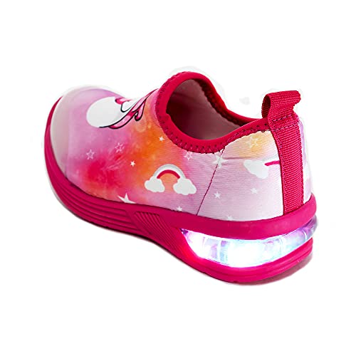 Tênis Infantil Bibi Space Wave 2.0 Tie Dye Unicórnio Led