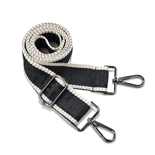 Image of Wide Purse Strap Replacement Crossbody Canvas Shoulder Bag, Universal Adjustable Straps for Bags(55 inchLong)