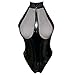 Damen Wetlook BodyLeder Bodysuit Brust Harness PU Leder Halsband mit Kette Erotik String Body Unterwäsche Gogo Unterwäsche Clubwear mit Neckholder Damen Ring günstig Kaufen-Damen Wetlook BodyLeder Bodysuit Brust Harness PU Leder Halsband mit Kette Erotik String Body Unterwäsche Gogo Unterwäsche Clubwear mit Neckholder