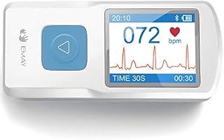 EMAY Portable ECG Monitor (for iPhone & Android, Mac & Windows) | Wireless