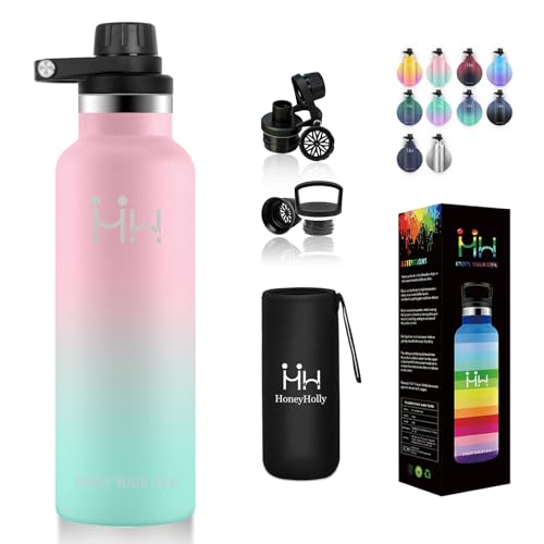 YANGYAO 水筒 750ml 真空断熱 広口 保温保冷 ステンレス 炭酸対応 子供 通勤 ビジネス向け 魔法瓶 漏れ防止 持ち運び 軽量 スポーツボトル ハイキング 旅行 ジム サッカー バスケ スポーツ