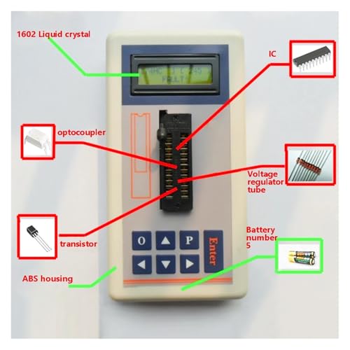 Testeur de circuit intégré IC pour trouver une panne de triode