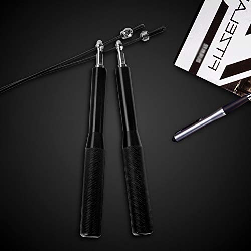 Festnight Pular corda Pular corda Pular cabos de aço flexíveis para condicionamento de fitness ginás