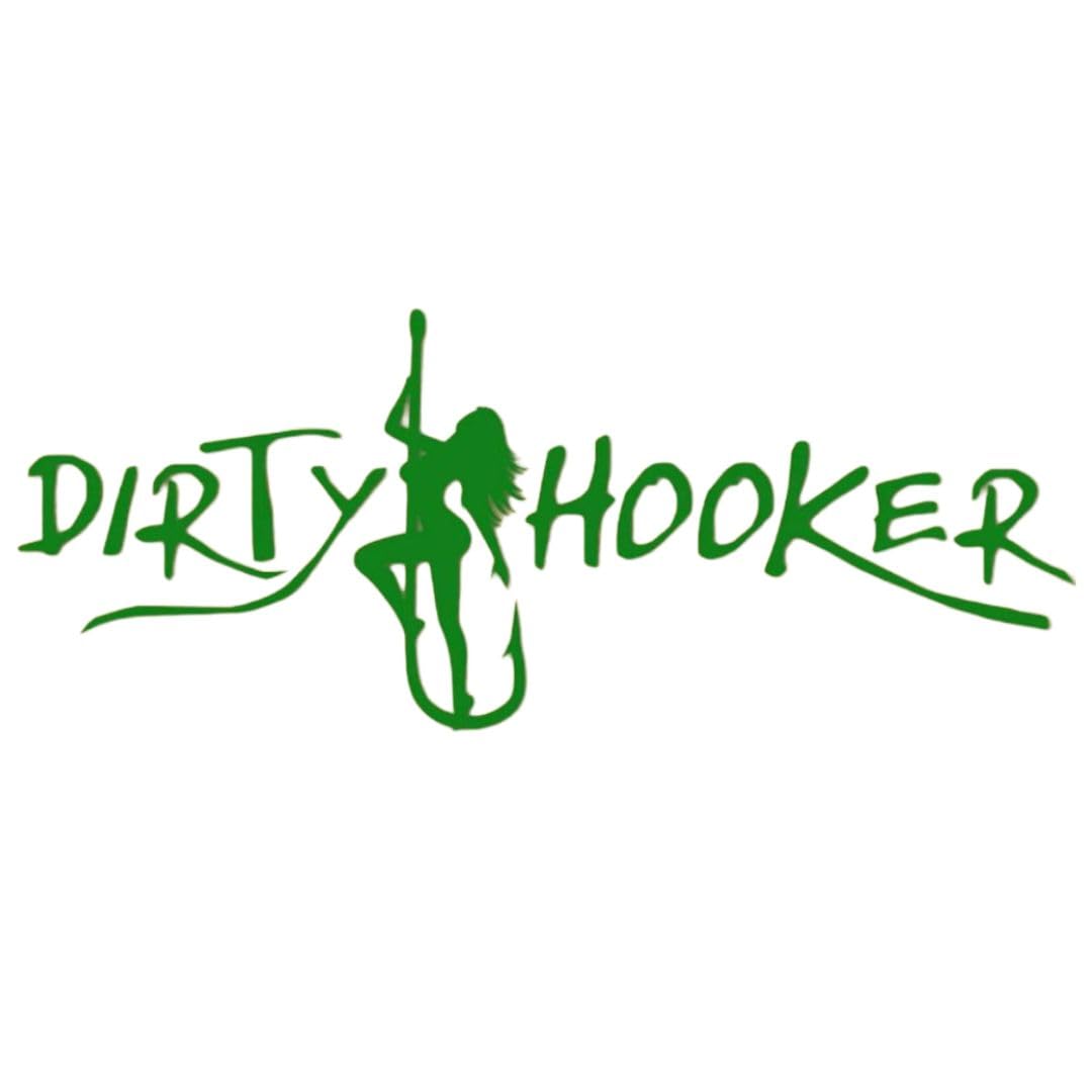 Amazon.com: Dirty Hooker Fishing Gear Stickers - Adult & Laptop Stickers - Cool Decals for Men & Women