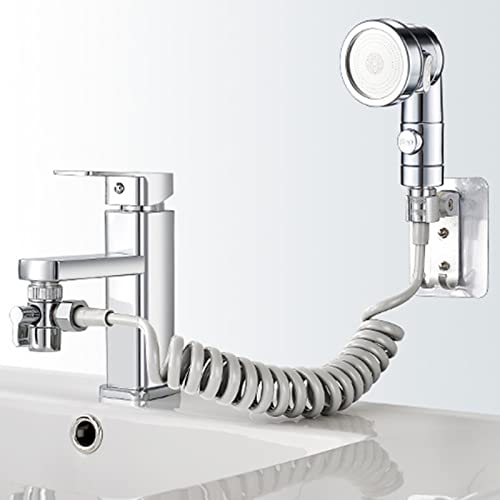 Pommeau de douche for shampooing de salle de bain avec kit de tuyau de douche universel