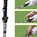 AORIO Golf Swing Trainer Aid for Right Handed, Retractable Golf Practice Tool with Click Feedback - Includes Correcting Arm Band & Wrist Alignment Brace for Muscle Memory, Power & Rhythm Training