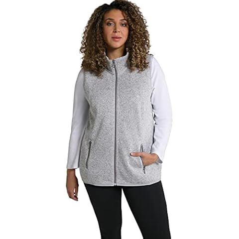 Ulla Popken Damen Strickfleece Cover