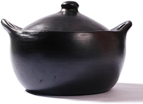 Ancient Cookware, Stew Chamba Clay Pot, Medium, 4 Quarts