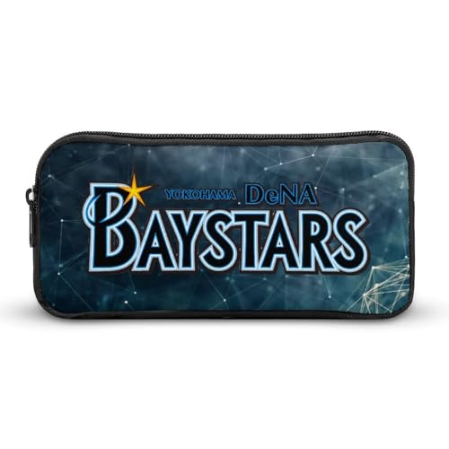横浜DeNAベイスターズ文具ケース ペンケース 収納グッズ 筆箱 ペンバッグ 筆入れ 多機能 学用品収納 大容量軽量 伸縮性が良く、繰り返し使用可能 傷防止 防汚 掃除が簡単 いろいろな文房具を収納 オフィス小物 コスメバッグとして 男女兼用 携帯便利