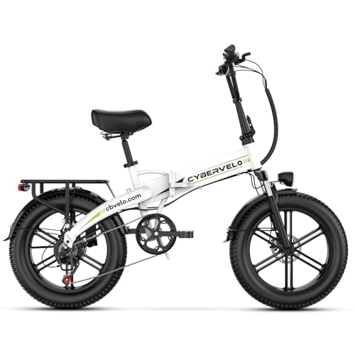 Image of 1000W Folding Electric Bike, 48V 20.8AH Large Removable Battery E-Bike, 30+MPH, 80 Miles Max Range, 20 inch Fat Tire Electric Bike for Adults, Adult Electric Bicycles for Commute