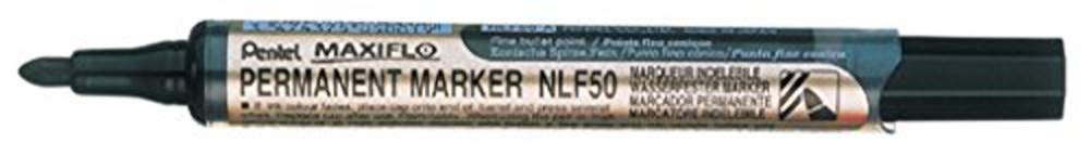 Pentel Nlf50-A Maxiflo Permanent Markör, Siyah