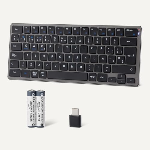 Teclado inalámbrico compatible con MacOS, portátil PC, tablet y smartphone 4