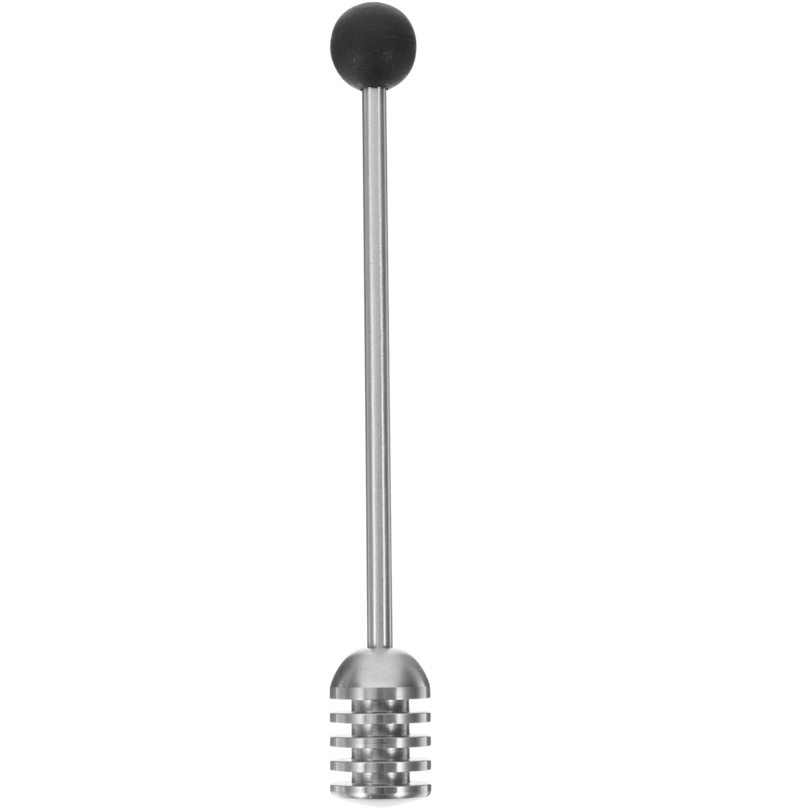 Amosfun 1Pc Stainless Steel Honey Dipper Spoon Stick Honey Stirring Tool for Honey Pot for Tea Desserts and Party Favors Finish