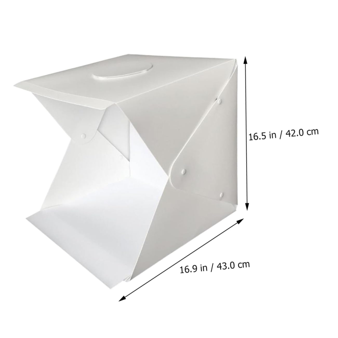 Caja de Luz Pequeña Plegable de Plástico LED para Fotografía