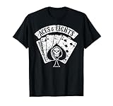 Vintage Quote Aces And Eights Funny Card Retro Playing T-Shirt