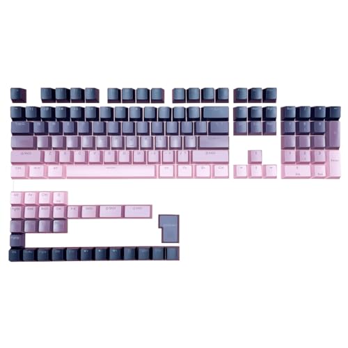 Teclas naranjas y negras PBT de doble disparo y diseño translúcido para gamers