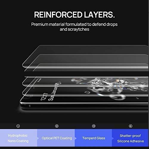 Image of STP Tempered Glass 11D Screen Protector Guard Compatible For Vivo Y93 / Vivo Y91 / Vivo Y95 (Black, Pack of 1) Edge to Edge Coverage with Easy Installation Kit