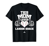 This Mom Loves Landon Knack Prospect Baseball Fan Gear T-Shirt