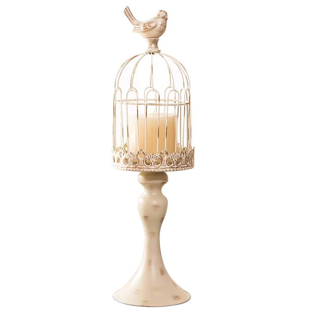 Bougeoir vintage européen cage à oiseaux accessoires de mariage pour café restaurant décoration de table