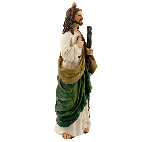 Estatua de San Judas Patrono de Causas Perdidas 6 pulgadas miniatura 2