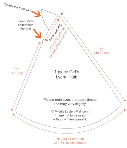 Hijab for Girls Amira Muslim Kids Head Scarf Ready to Wear Easy Instant Elastane-Spandex2