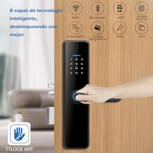 Consejos y reviews para comprar Cerraduras Digitales WiFi exterior los 7 más buscados. 12 Imagen adicional