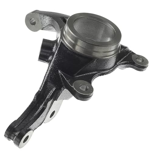 Image of Detroit Axle - Front Left Steering Knuckle for 2006 2007 2008 2009 Kia Rio Rio5, Driver Side Steering Knuckle Assembly Replacement