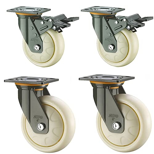 Roulettes robustes haute capacité rotation 360 pour déplacement fluide
