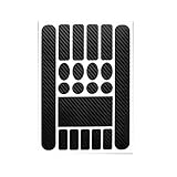 CurcKua Carbon Fiber Bicycle Decal Stickers Bike Chainstay Protector for Mountain Bike Chain...