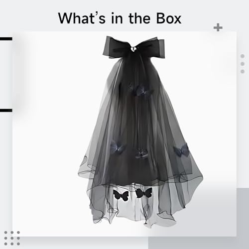 Velo de novia gótico para bodas temáticas Halloween y cosplay de estética oscura 5