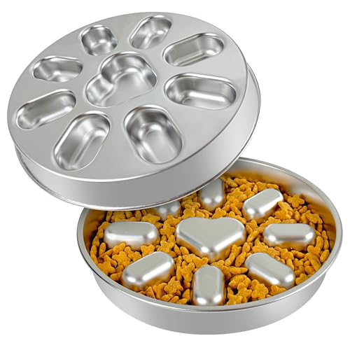 Oiwliur Flower Pattern Dog Bowl