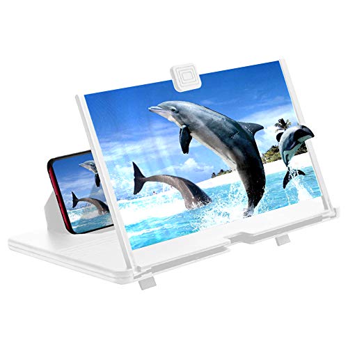 Deosdum Bildschirmlupe 35,6 Cm Mit Bluetooth-Lautsprecher - Handy Bildschirm Vergrößerer Für Filme