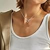 VEEDOFA Silver Necklaces for Women, Infinity Sterling Silver Necklace, Silver Pandents, Silver Heart Necklace, Cubic Zirconia Ladies Necklaces, Necklaces for Women #2