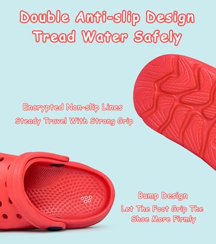 Image of Toddler Kids Garden Clog Slip On Slide Sandals Beach Water Shoes