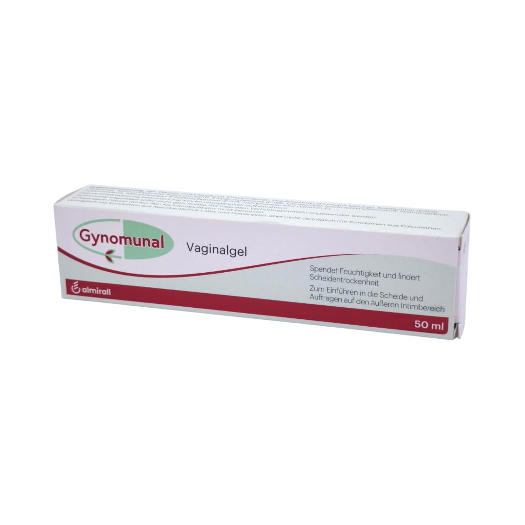 Gynomunal Vaginalgel 50 ml I Hormonfreies Vaginalgel bei Trockenheitsgefühl im Intimbereich I mit Hyaluronsäure, Liposomen & Vitamin E I inkl. Applikator I Intimpflege I mit Pharma Perle Duschgel (3x)