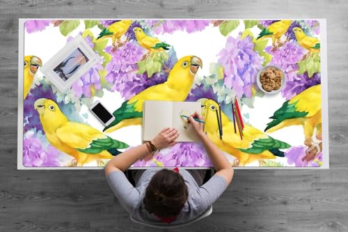 Tapis de souris en vinyle PVC robuste avec finition haut de gamme et bords arrondis