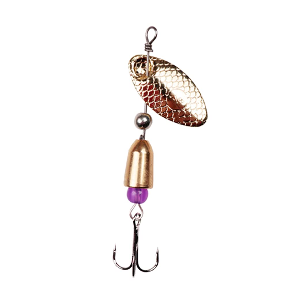 CQEAZ Metal Hard Spinner Fishing Lure Bass Fishing Spinner Swimbait Freshwater Saltwater Fishing Tackle Lures Hook