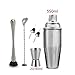 JYSLI Hawthorn 6pcs / Set Edelstahl-Alkohol-Shaker Bar Wine Mixer-Set Hand Werkzeug Schüttler Sieb (Color : SKSET0026)