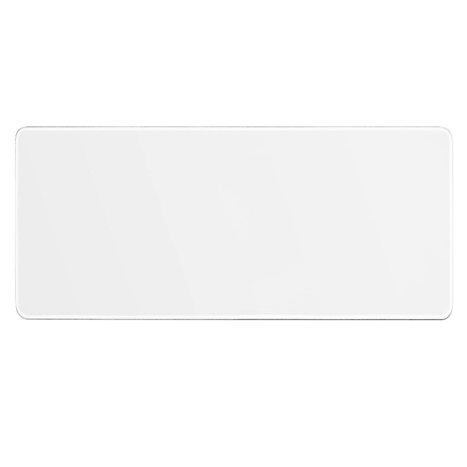 Greeney Alfombrilla de ratón para juegos grande, 31.5 x 11.8 pulgadas de sublimación en blanco almohadillas de ratón para impresión de prensa de calor Logo Crafts (blanco)