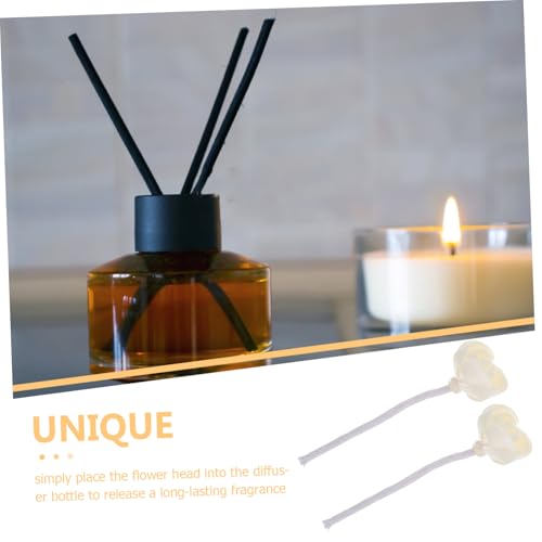 Diffuseur de fleurs en bois noble, décoration parfumée raffinée pour salon