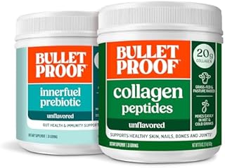 Duo Kit | Collagen Peptides Protein Powder for Skin, Bones and Joints — 18g Protein, 17.6 Oz & InnerFuel Prebiotic Fiber Powder for Gut, Gas Relief, Digestive Health and Immune Support